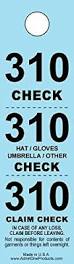 coat check ticket